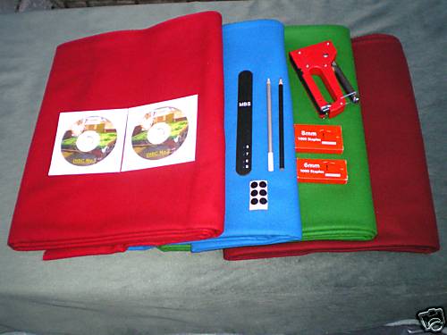 Snooker Recovering Kit- 22oz Cloth
