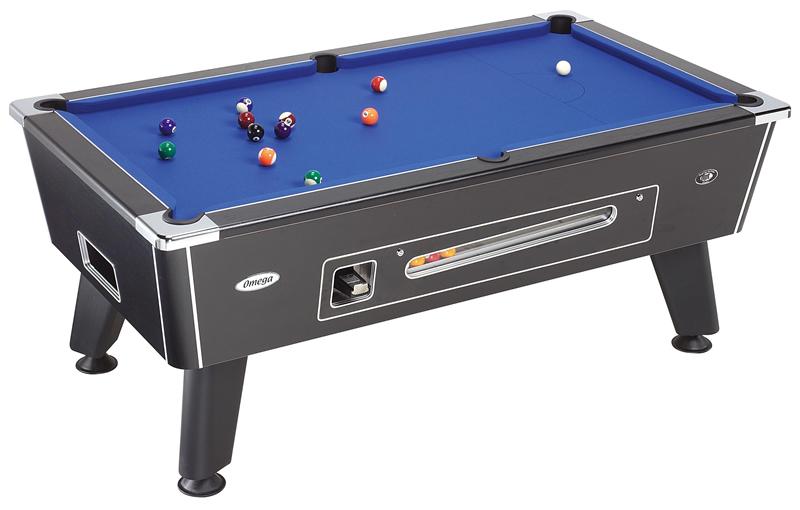 Valencia coin operated pool table